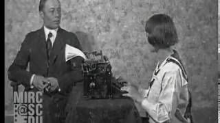 1923--Birdie Reeves, champion typist--outtakes