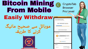 #Bitcoin Mining From Mobile #with Crypto tab browser| Easily #Withdraw# Payment| Complete Guide