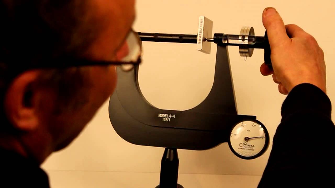 Ames Portable Rockwell Hardness Tester How it works! YouTube