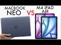 M4 iPad Air 8 Vs MacBook Neo! (Comparison) (Review)