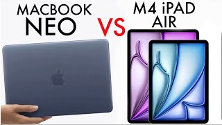M4 iPad Air 8 Vs MacBook Neo! (Comparison) (Review)
