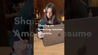An amazing Resume Template that fits all your content in one page #resume #job #coding #interview