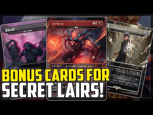 playstation mtg bonus cards Oh No! Sony Reveals Stunning Themed Magic: The Gathering Trading Secret Lair Bonus Cards REVEALED!