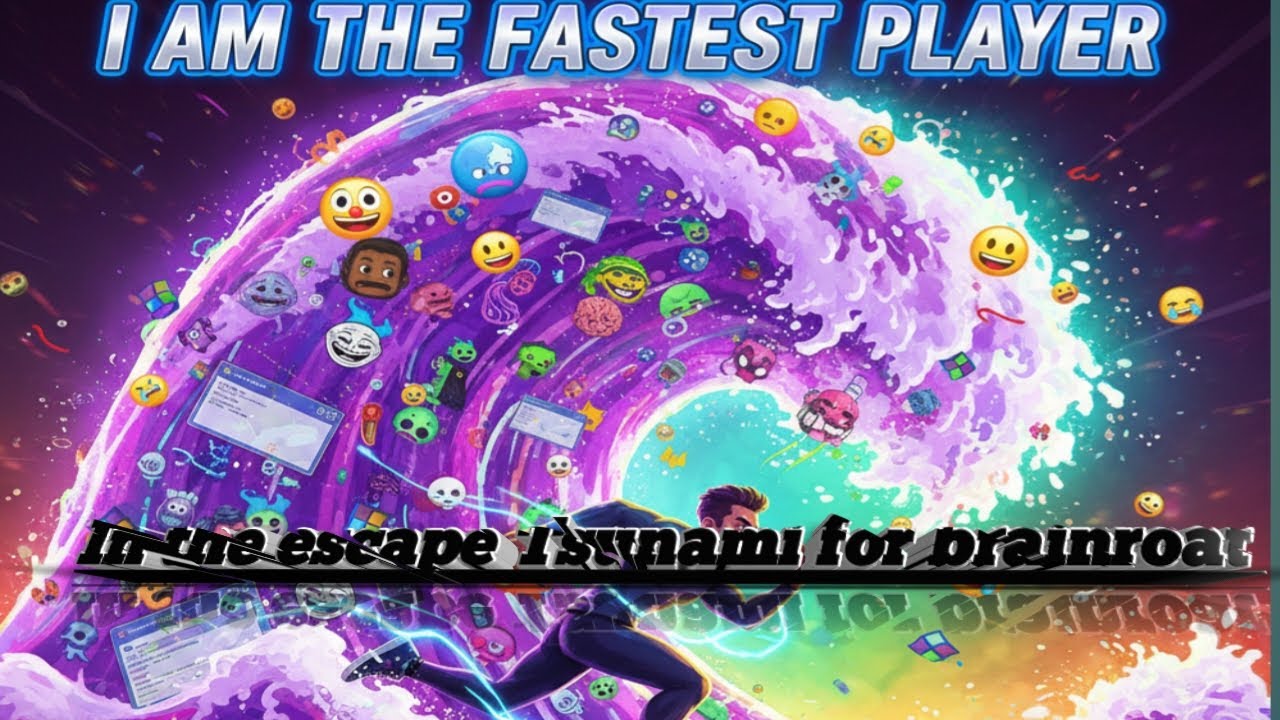 I am the fastest player in the escape Tsunami for brainroat @ArachnidGod YT