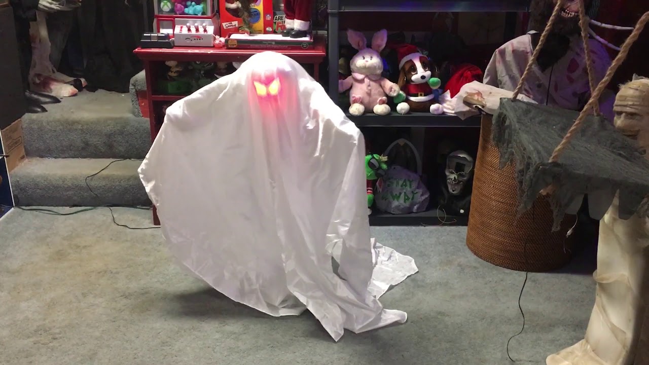 Amazon Halloween Animated 2017 Tekky Design Hovering Ghost YouTube