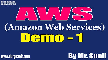 AWS tutorials || Demo - 1 || By Mr. Sunil On 30-06-2020 @11AM