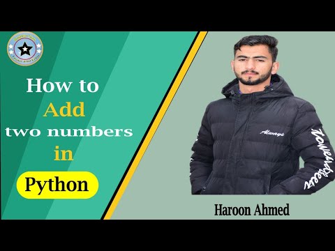#python #add-number #python_tutorial #python_for_beginnner.   How to add two numbers in python.