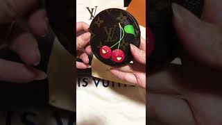 Louis Vuitton Limited Edition Cerise (Cherry) Round Coin Purse