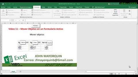 video011: Mover Objetos en Formulario Activo.