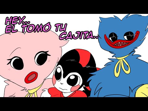 Hey, Huggy Wuggy took your little box! - Poppy Playtime Comic Dub
