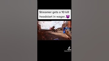 She Got A 10 Kill Headstart #wager #1v1 #cod #rage