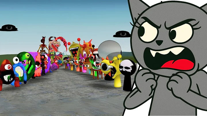 ALL SPRUNKI HORROR VS ALL ALPHABET LORE HORROR A-Z In Garry's Mod😍(Cartoon animation)♥️Gray & Mroona