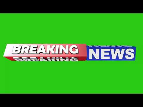Breaking News Green Screen Layout 2 