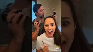 Eyebrow shaving prank gone wrong