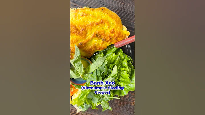 Vietnamese Crepes- aka Banh Xeo#shorts
