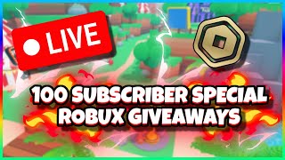 Robux Giveaways 100 Subscriber Celebration!