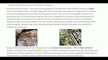 Remote Sensing || Resolution  pixel and scale