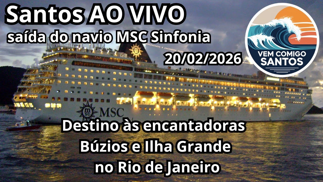  Rumo a Búzios e Ilha Grande | MSC Sinfonia Parte de Santos