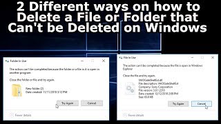 Download lagu The action can't be completed because the folder or a file in it is open (Solution)
