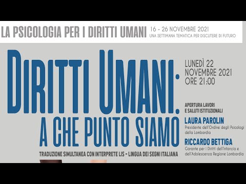 Settimana dei diritti 2021 - Diritti Umani: a che punto siamo