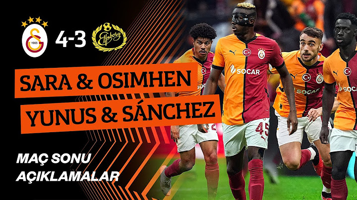 📺 Galatasaray 4-3 Elfsborg | Futbolcularımızın maç sonrasında yaptığı açıklamalar #GSvELF #UEL