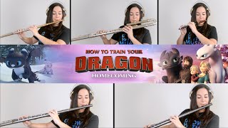 How To Train Your Dragon: Homecoming Flute Cover | With Sheet Music!