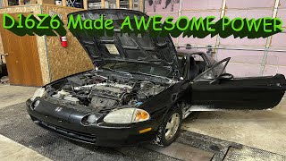 I Put My $500 Honda Del Sol On The Dyno. The Results Were Shocking!