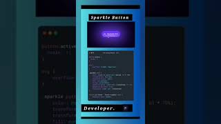 Css Sparkle Button 🔘#viral #creativ #youtubeshorts