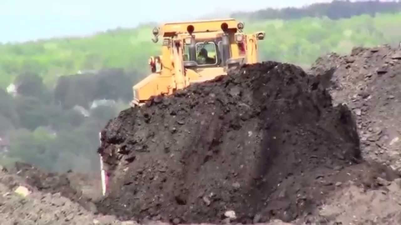 The D11 Dozer Is In There Somewhere
