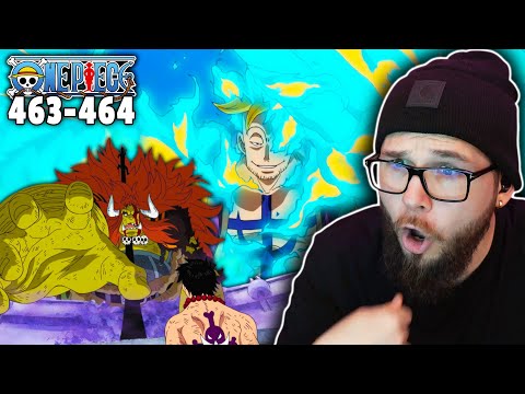 PHOENIX and VOLCANO DEVIL FRUITS plus OARS JR!? | ONE PIECE Ep 463-464 REACTION