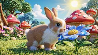 Rabbit Song for Kids 🐇 | Rabbit Hop in Garden | Nursery Rhymes & Baby Songs