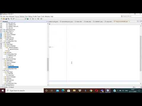 Simple web service that converts the temperature from Fahrenheit to Celsius and vice a versa