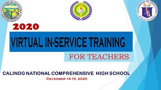 IN-SERVICE TRAINING FOR TEACHERS IN THE NEW NORMAL II VIRTUAL INSET 2020