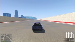 Grand Theft Auto 25 lap race win