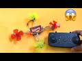 Home Made Mini RC Drone | How To Make Drone with dc motor |RC Plane