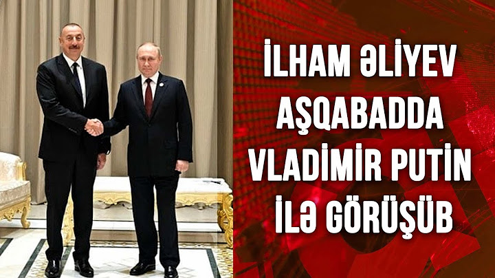 İlham Əliyev Aşqabadda Vladimir Putin ilə görüşüb - Canlı yayım (30.06.2022)