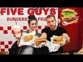 Full Day of BURGER 🍔 der beste BURGER der WELT ?! FIVE GUYS TEST