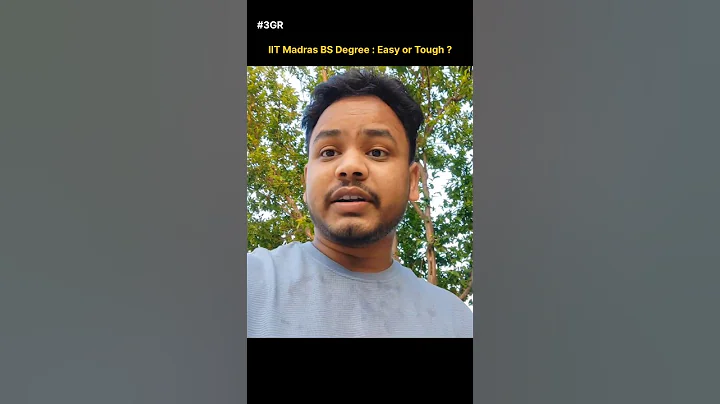 Truth About IIT Madras BS Degree! 😯 #iitmadras #bsdegree  #onlinedegree #datascience #review #3gr