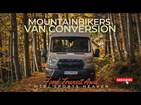 FORD TRANSIT AWD | MTB / Sports Van Conversion With Shower And Queen Size Bed