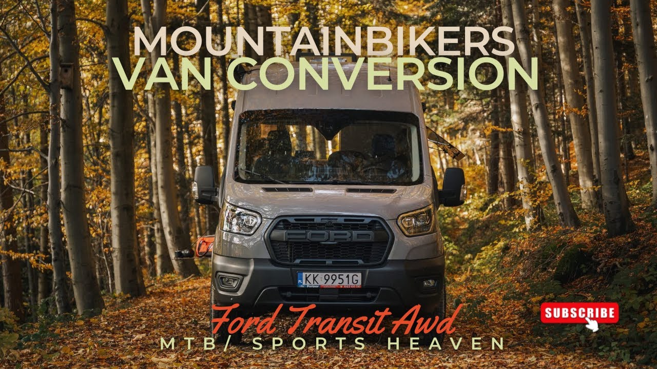 FORD TRANSIT AWD | MTB / Sports Van Conversion With Shower And Queen Size Bed 