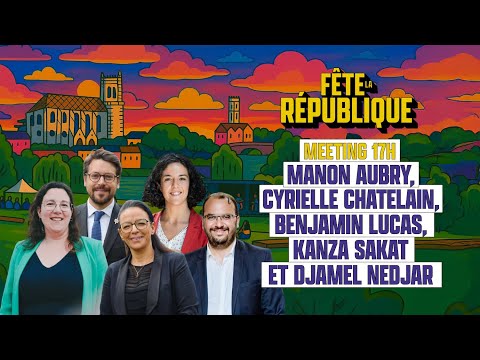 Meeting le temps des conquêtes avec Manon Aubry, Cyrielle Chatelain et Benjamin Lucas