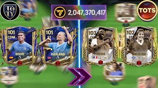 2 BILLION COIN F2P TOTY TO TOTS TEAM UPGRADE & REBUILD + PACK OPENING | FC MOBILE F2P RTG SERIES #11