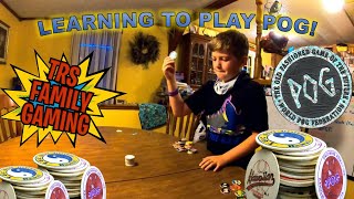 Kids Learn to Play POGS!  Retro 1990's Game POG from Hawaii