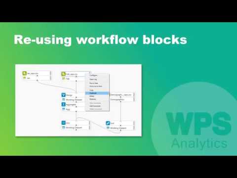Re-using WPS workflow blocks