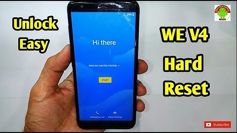 WE V4 Mobile Hard Reset,All Lock Remove Easy 100% Solution