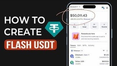 How to send Flash to Metamask Wallet| Flash usdt sender software | how togenerate flash usdt