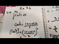 Ex 3.6 ( 2nd year) question 18. Intregration