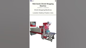 📦 Web Sealer Shrink Wrapping Machine for SALE @Machinedalal