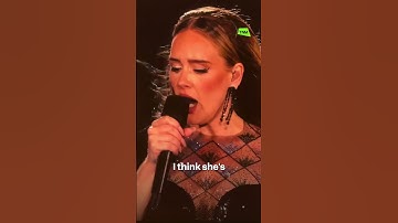 Thumbnail of Adele has praised Chappell Roan on stage at her concert in Munich. She said she was 'spectacular'.
