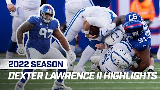 Dexter Lawrence TOP HIGHLIGHTS From 2022 Season | New York Giants